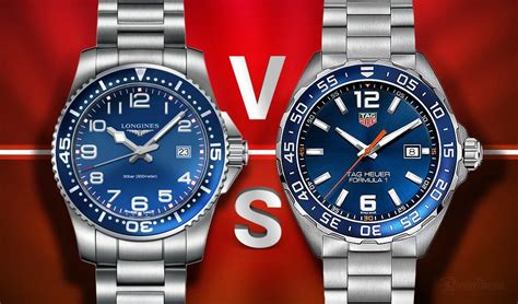 tag heuer vs longines hydroconquest.